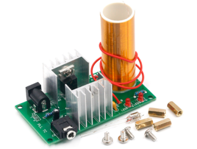 Mini Bobina de Tesla 40 x 80 mm 15W Shield Arduino - Imagem 1