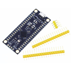 Placa micro de desenvolvimento STM32F401CCU6 preta, n&atilde;o soldada, formato Shield Arduino