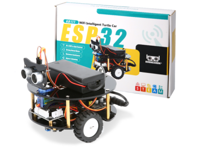 Kit Carro Turtle Inteligente ESP32 V2.0 com controle por app via Wi‑Fi - Imagem 1