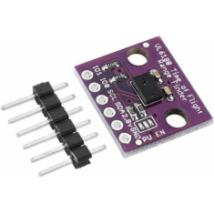 Shield Arduino placa de desenvolvimento roxa MCU-6180 (VL6180), sensor de proximidade, luz ambiente e reconhecimento de gestos, 