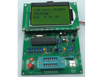 Kit DIY tester de transistores GM328 soldado para Shield Arduino - Imagem 1