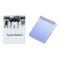 M&oacute;dulo de bot&otilde;es de toque capacitivo azul S&eacute;rie HTTM, 2,7 V a 6 V, Shield Arduino (AH)
