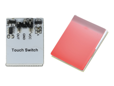 M&oacute;dulo de Bot&otilde;es de Toque Capacitivo HTTM S&eacute;rie Vermelho 2.7V-6V - Imagem 1