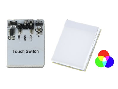 M&oacute;dulo Shield para Arduino RGB S&eacute;rie HTTM com Bot&otilde;es Touch Capacitivo 2,7 V a 6 V - Imagem 1