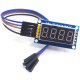 Shield Arduino M&oacute;dulo Display Tubo Digital LED 4 bits 0,4" com driver 74HC595 e pinos - Thumb - 1