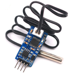 Shield Arduino com sensor NTC B3950 10K 1% 0,5 m e m&oacute;dulo de aquisi&ccedil;&atilde;o remota RS485 Modbus RTU serial PLC 12V