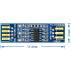 Shield Arduino M&oacute;dulo Serial RS232/TTL com 3 chips EXAR SP3232, convers&atilde;o RS232&harr;TTL, cabo brush e banho de ouro - Thumb - 1