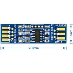 Shield Arduino M&oacute;dulo Serial RS232/TTL com 3 chips EXAR SP3232, convers&atilde;o RS232&harr;TTL, cabo brush e banho de ouro