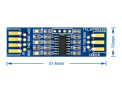 Shield Arduino M&oacute;dulo Serial RS232/TTL com 3 chips EXAR SP3232, convers&atilde;o RS232&harr;TTL, cabo brush e banho de ouro - Imagem 1