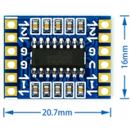 Kit 5 M&oacute;dulos Shield Arduino RS232 para TTL e TTL para RS232 com Chip EXAR SP3232, cabo serial e placa banhada a ouro