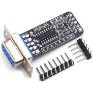 Shield conversor RS232 para TTL - Adaptador de porta serial e m&oacute;dulo de comunica&ccedil;&atilde;o para Arduino