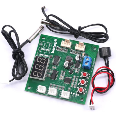 Shield Arduino 2 canais 4 fios com LED, controlador digital PWM de velocidade de motor e de temperatura, buzzer de alarme, DC 12