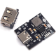Shield Arduino m&oacute;dulo conversor elevador 5V 2A com conector USB Tipo C n&atilde;o soldado e placa de prote&ccedil;&atilde;o e carregamento para bater - Thumb - 1