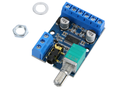 Placa amplificadora digital est&eacute;reo 30W x2 12V/24V DY-AP3015 Shield para Arduino - Imagem 1