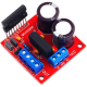 M&oacute;dulo amplificador TDA1521 2.0 canal duplo 2x15W com circuito retificador e filtro DIY - Thumb - 1
