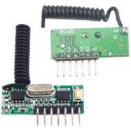 M&oacute;dulo receptor sem fio R04B 433 MHz para Shield Arduino