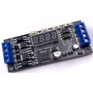 Shield Arduino - Placa Timer de Ciclo e Retardo Digital com Duplo MOSFET, LED e Trigger de Rel&eacute; DC7-30V (12/24V)