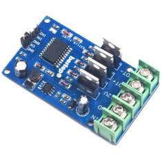 Shield para Arduino Ponte H 170W NMOS para motor DC 5-30V com freio, controle de ciclo de trabalho, 4 NMOS externos e 2 entradas