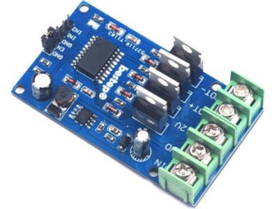 Shield para Arduino Ponte H 170W NMOS para motor DC 5-30V com freio, controle de ciclo de trabalho, 4 NMOS externos e 2 entradas - Imagem 1