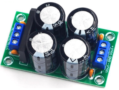 Shield para Arduino, placa de alimenta&ccedil;&atilde;o dupla 35V 4700&micro;F com retificador e filtro 25A - Imagem 1