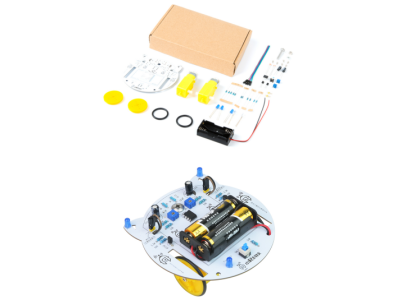 Kit DIY Mini Rob&ocirc; Rastreador para Gatos em Caixa de Papel - Imagem 4
