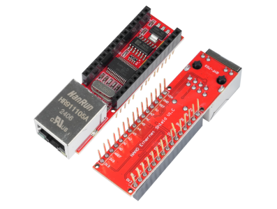 Shield Nano ENC28J60 Ethernet V1.0 para Arduino, m&oacute;dulo de rede - Imagem 1