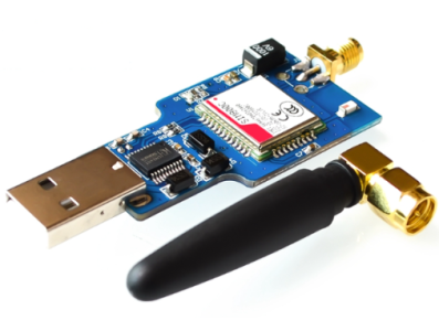 Shield Arduino USB para GSM/GPRS SIM800C com Bluetooth e antena stick, controle de chamadas via computador - Imagem 1
