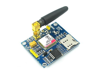 M&oacute;dulo SIM800C SMS e dados para Shield Arduino, substitui SIM900A, placa de desenvolvimento com antena tipo glue stick - Imagem 1