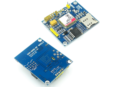 M&oacute;dulo SIM800C para SMS e dados, substitui SIM900A, placa de desenvolvimento com antena de mola (Shield Arduino) - Imagem 1
