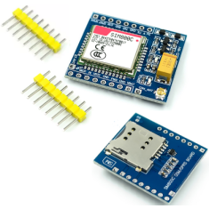 M&oacute;dulo SIM800C GSM/GPRS sem solda 5V/3,3V TTL, placa de desenvolvimento IPEX com Bluetooth para STM32 C51
