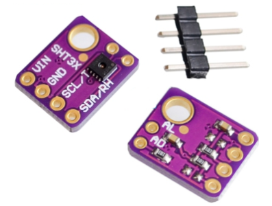 M&oacute;dulo sensor digital de temperatura e umidade GY‑SHT35‑D n&atilde;o soldado para Shield Arduino - Imagem 1