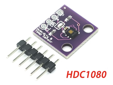 M&oacute;dulo de Temperatura e Umidade GY-213V-HDC1080 sem pinos soldados para Shield Arduino - Imagem 1