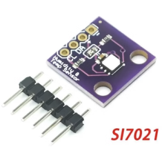 M&oacute;dulo sensor de temperatura e umidade GY-213V SI7021 sem solda para Shield Arduino