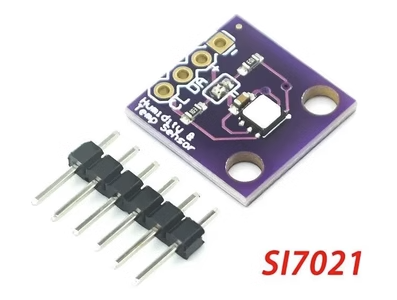 M&oacute;dulo sensor de temperatura e umidade GY-213V SI7021 sem solda para Shield Arduino - Imagem 1