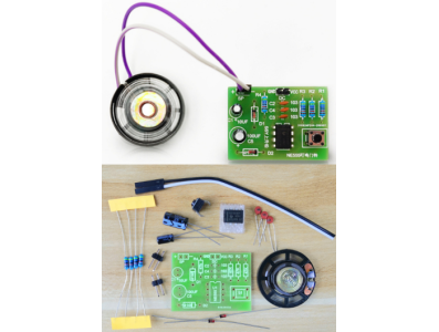 Shield Arduino NE555 Ding Dong, Kit M&oacute;dulo DIY de M&uacute;sica e Treinamento Eletr&ocirc;nico - Imagem 1