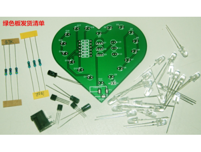 Shield Arduino 5V USB Kit DIY LED colorido em formato de cora&ccedil;&atilde;o com controle de ilumina&ccedil;&atilde;o - Imagem 1