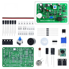 Kit eletr&ocirc;nico sensor piroel&eacute;trico infravermelho (IR) para detec&ccedil;&atilde;o de corpo humano, Shield Arduino