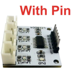 M&oacute;dulo indicador de n&iacute;vel de l&iacute;quido digital 4 canais DC 5V para Shield Arduino com soldagem