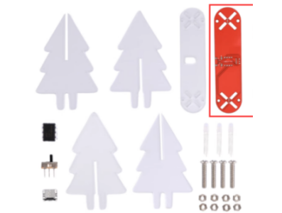 Shield Arduino com LEDs FullColors e &aacute;rvores de acr&iacute;lico transparente, Kit DIY - Imagem 1