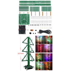 Kit DIY &Aacute;rvore de Natal Musical com Glitter, Shield para Arduino