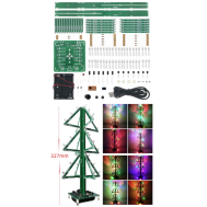 Kit DIY &Aacute;rvore de Natal Musical com Glitter, Shield para Arduino