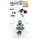 Shield para Arduino, Kit DIY &Aacute;rvore de Natal Girat&oacute;ria Colorida com M&uacute;sica e Bluetooth, Plug EUA - Thumb - 1