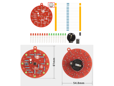 Kit DIY M&oacute;dulo de Soldagem NE555 Merry Christmas - Imagem 1