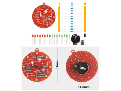 Kit DIY Shield Arduino m&oacute;dulo de soldagem com circuito NE555 "Merry Christmas" - Imagem 1