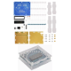 Shield para Arduino em PCB azul, kit DIY l&acirc;mpada colorida em formato de cora&ccedil;&atilde;o com efeito &aacute;gua corrente - Thumb - 1