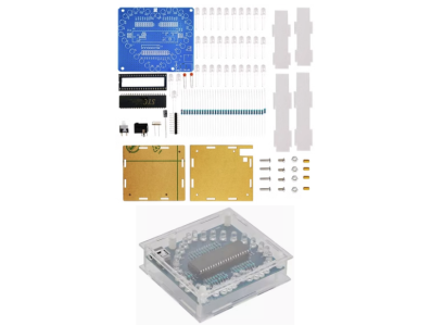 Shield para Arduino em PCB azul, kit DIY l&acirc;mpada colorida em formato de cora&ccedil;&atilde;o com efeito &aacute;gua corrente - Imagem 1