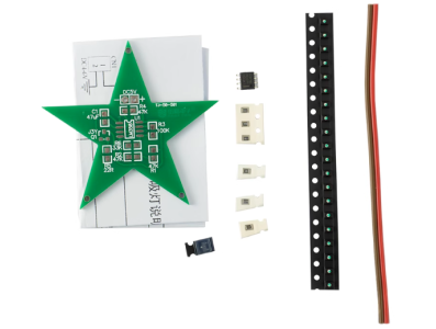 Shield Arduino LM358 Kit DIY Estrela de 5 Pontas com Efeito Respira&ccedil;&atilde;o - Imagem 1