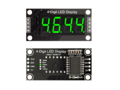 Shield Arduino M&oacute;dulo Display LED TM1637 0,36'' Verde 4 bits com ponto - Imagem 1