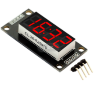 Shield Arduino m&oacute;dulo display LED de tubo TM1637 0,36 polegada 4 bits vermelho com dois pontos