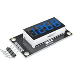 Shield Arduino TM1637 0,36'' display LED de tubo digital 4 bit azul com pontos duplos